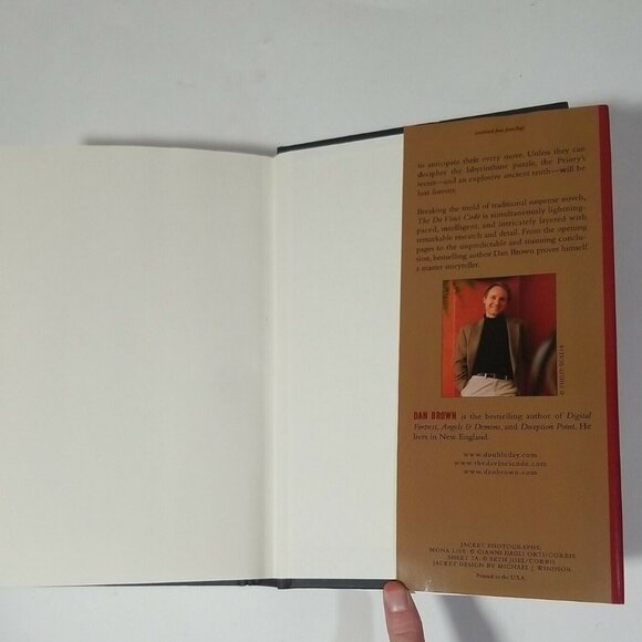 The Da Vinci Code by Dan Brown (2003, Hardcover) - Picture 3 of 5